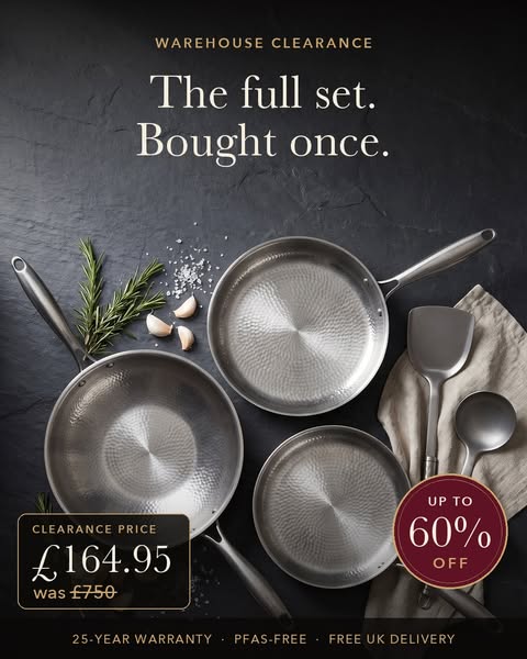Titanium Pan Now £59.95 (Was £225)