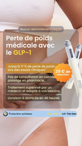Programme de perte de poids – 29 € de réduction