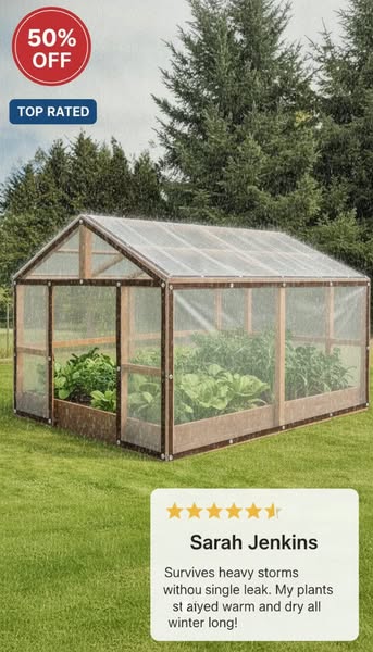 Das Creative dahinter: Transparent PE Waterproof Rain Cover for Outdoor