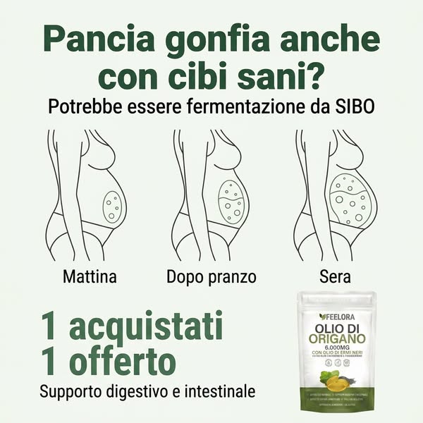 Il gonfiore non è normale. Ha un nome: SIBO.