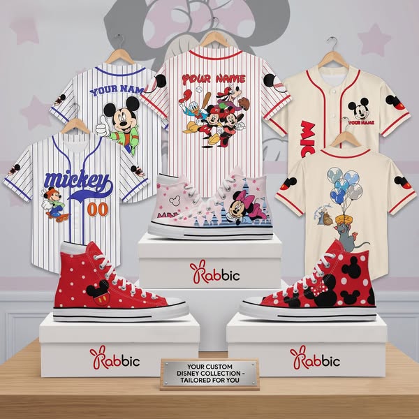 Elevate your sneaker rotation with our limited-edition Mickey Mouse hightop chucks