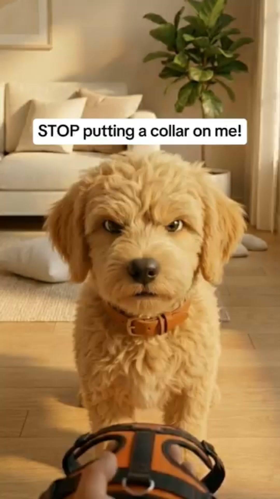 The harness is hurting them.