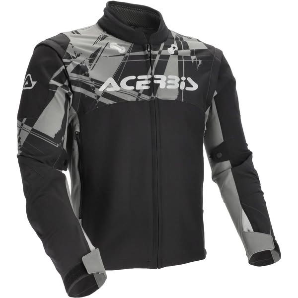 Acerbis Adventure Jacke Rally Race Schwarz/Grau