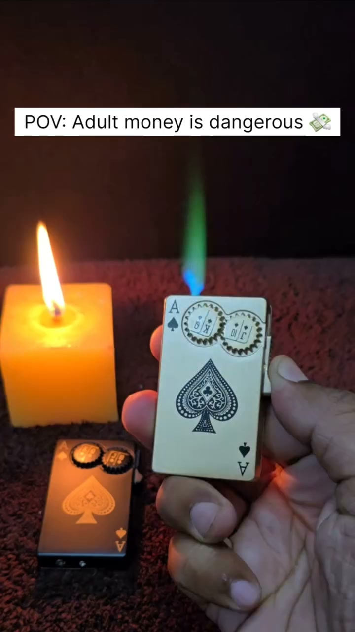 Double Gears. One Bold Green Flame.