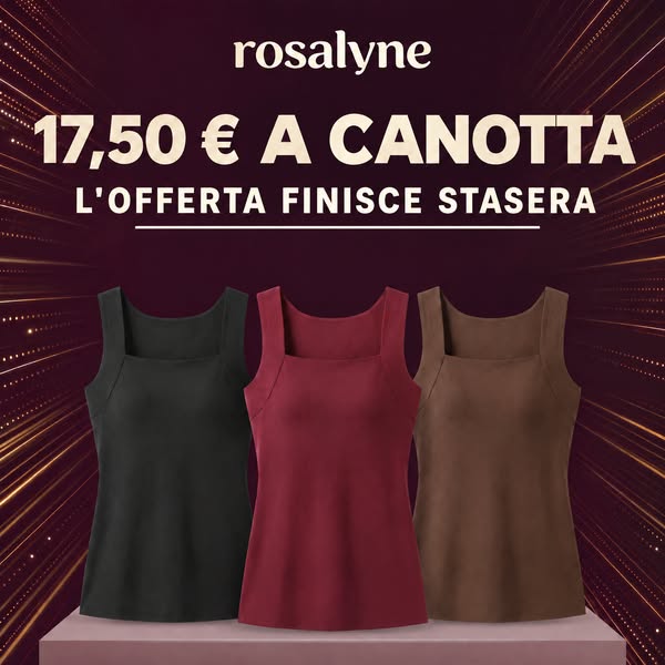 17,50 € a canotta, finisce stasera