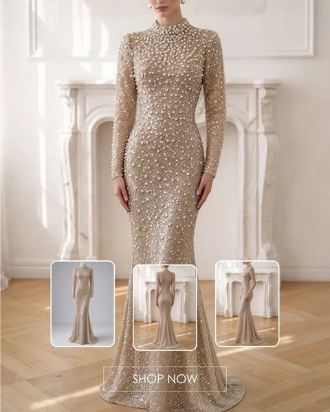 beaded evening gown Styles for Special Occasions and Events