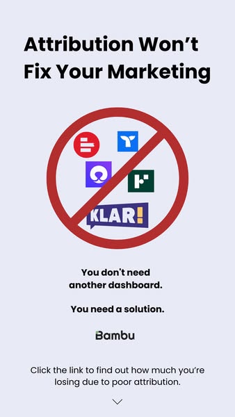 Attribution Won’t Fix Your Marketing