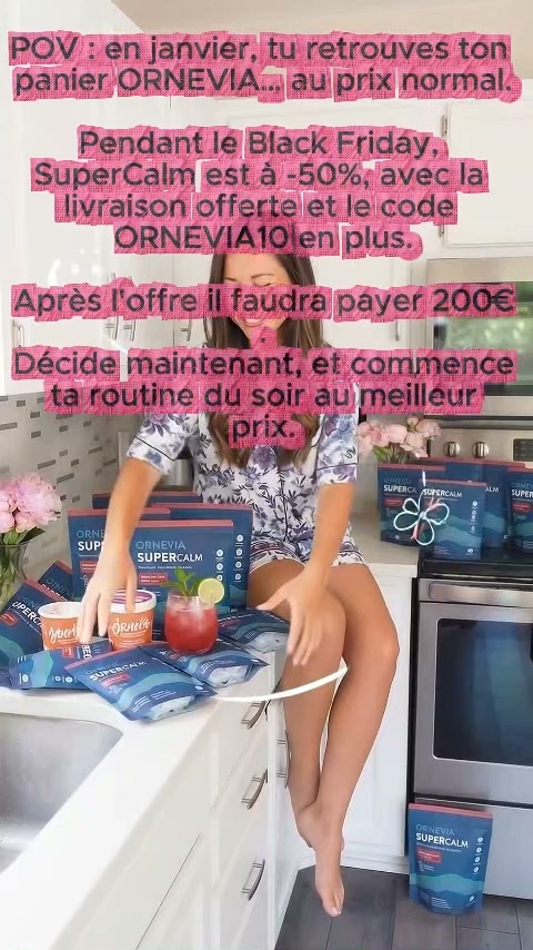 Black Friday Ornevia : −50% + Cadeau