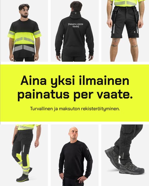 Rekisteröi tili noin minuutissa