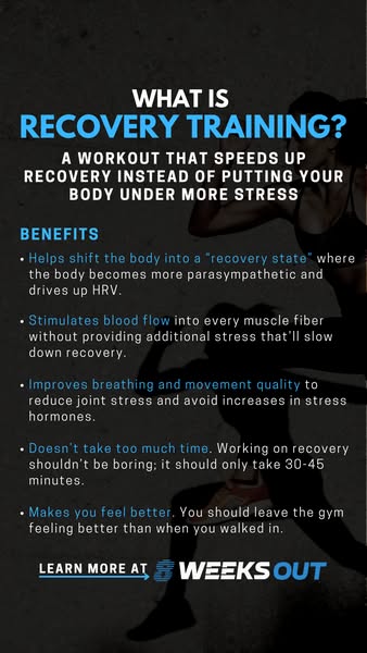 How to Train to Recover Faster than Ever [Article]