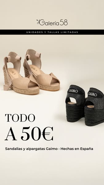 Últimas tallas disponibles