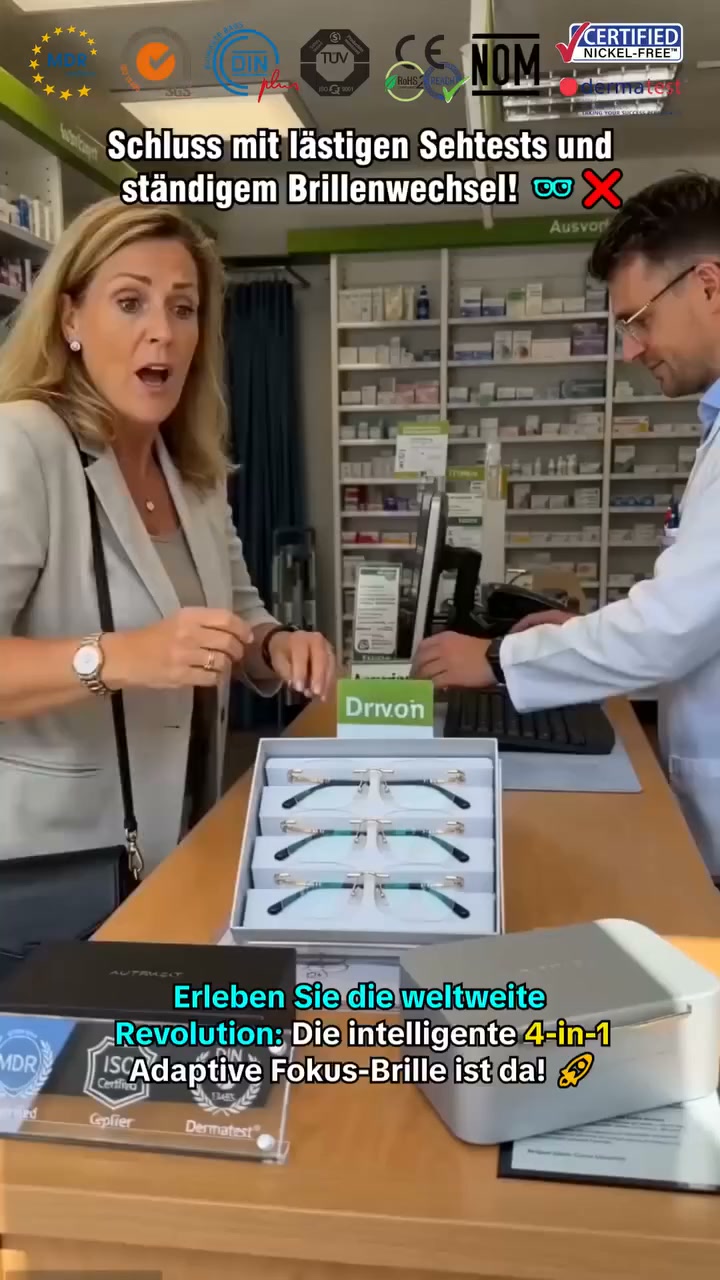 Sind Sie es leid, ständig zwischen Lesebrille, Alltagsbrille und Sonnenbrille zu wechseln?