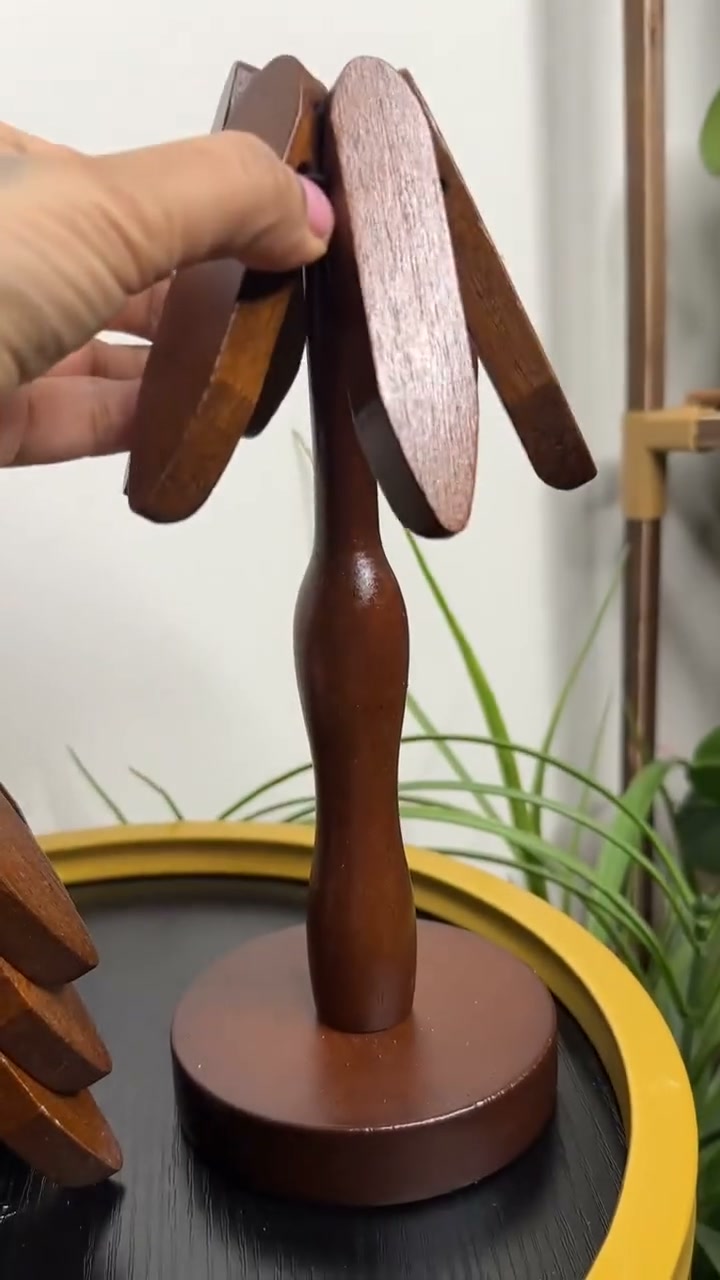 A Little Wooden Tree For A Cozy Home