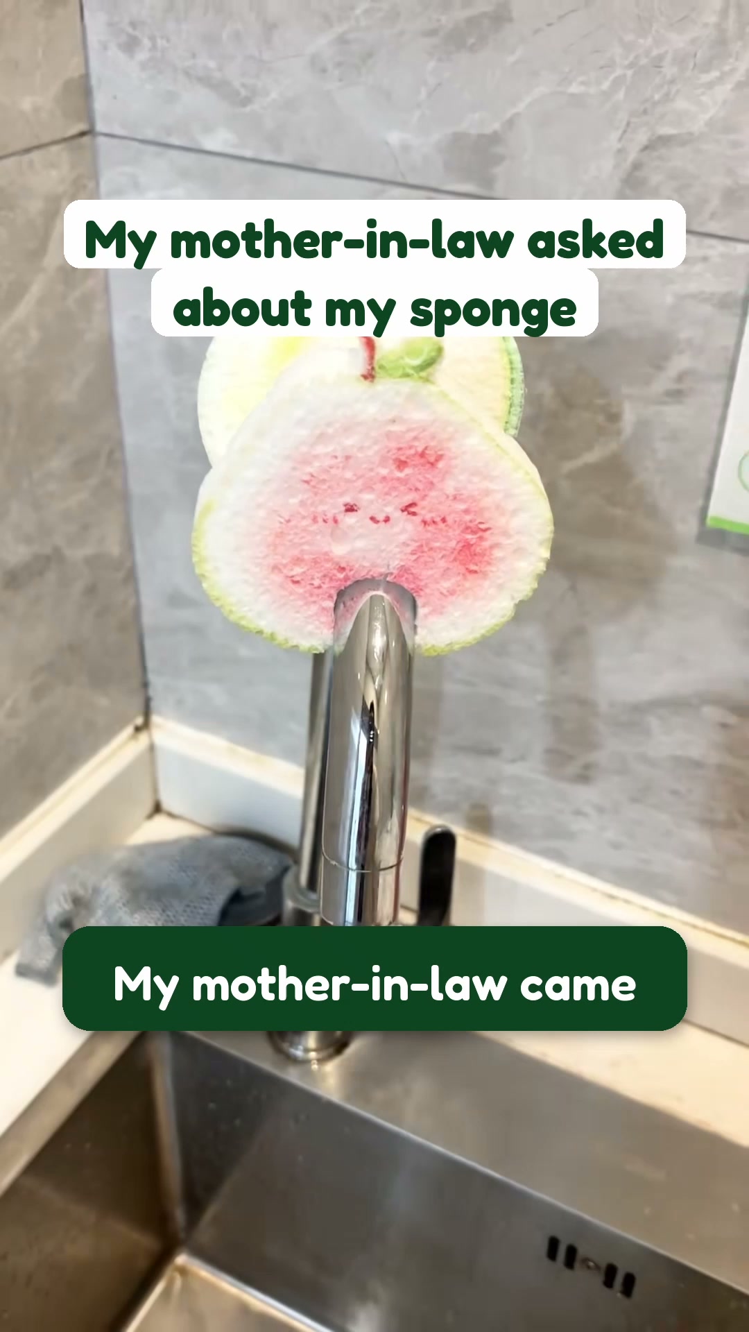 The sponge everyone asks about