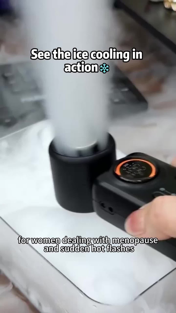 Handheld Turbo Fan with Ice Cooling