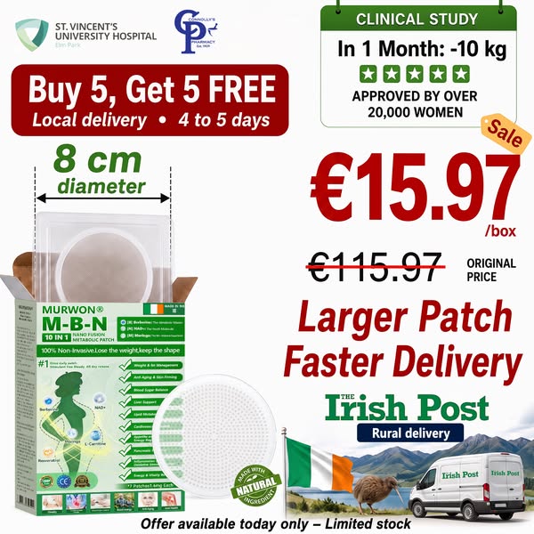 Made in Ireland | Fast An Post & DPD Delivery | See Results in 7 Days | 180-Day Money-Back Guarantee