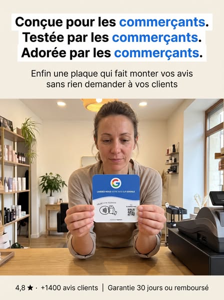 Plaque Avis Google Digifeel