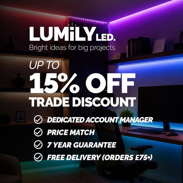 15% off with a trade account