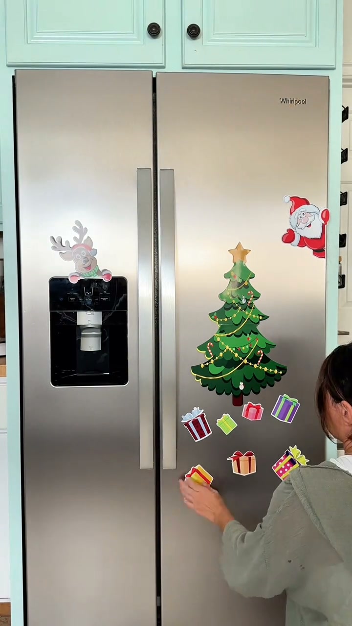 Christmas Fridge Magnets – 23-Piece Holiday Makeover
