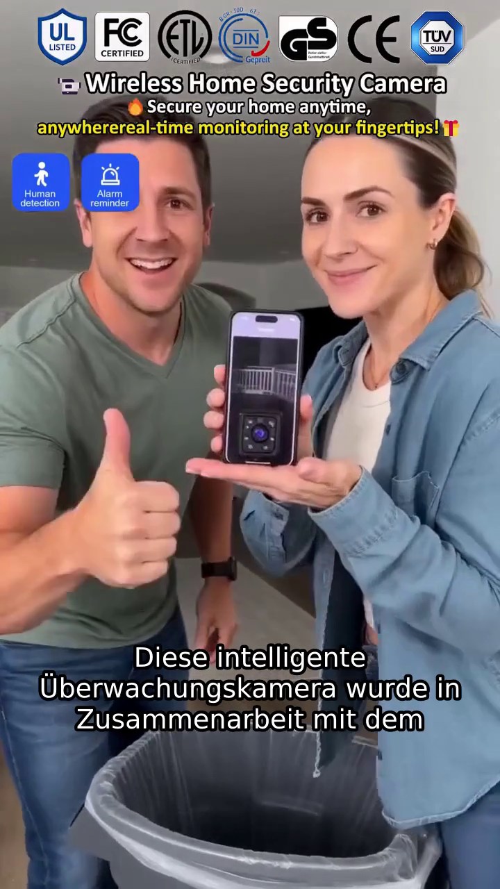 Kabellose Mini-HD-Kamera – zuhause im Blick, auch wenn du unterwegs bist