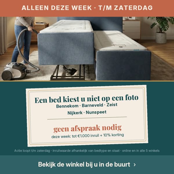 Alleen deze week: 10% korting extra