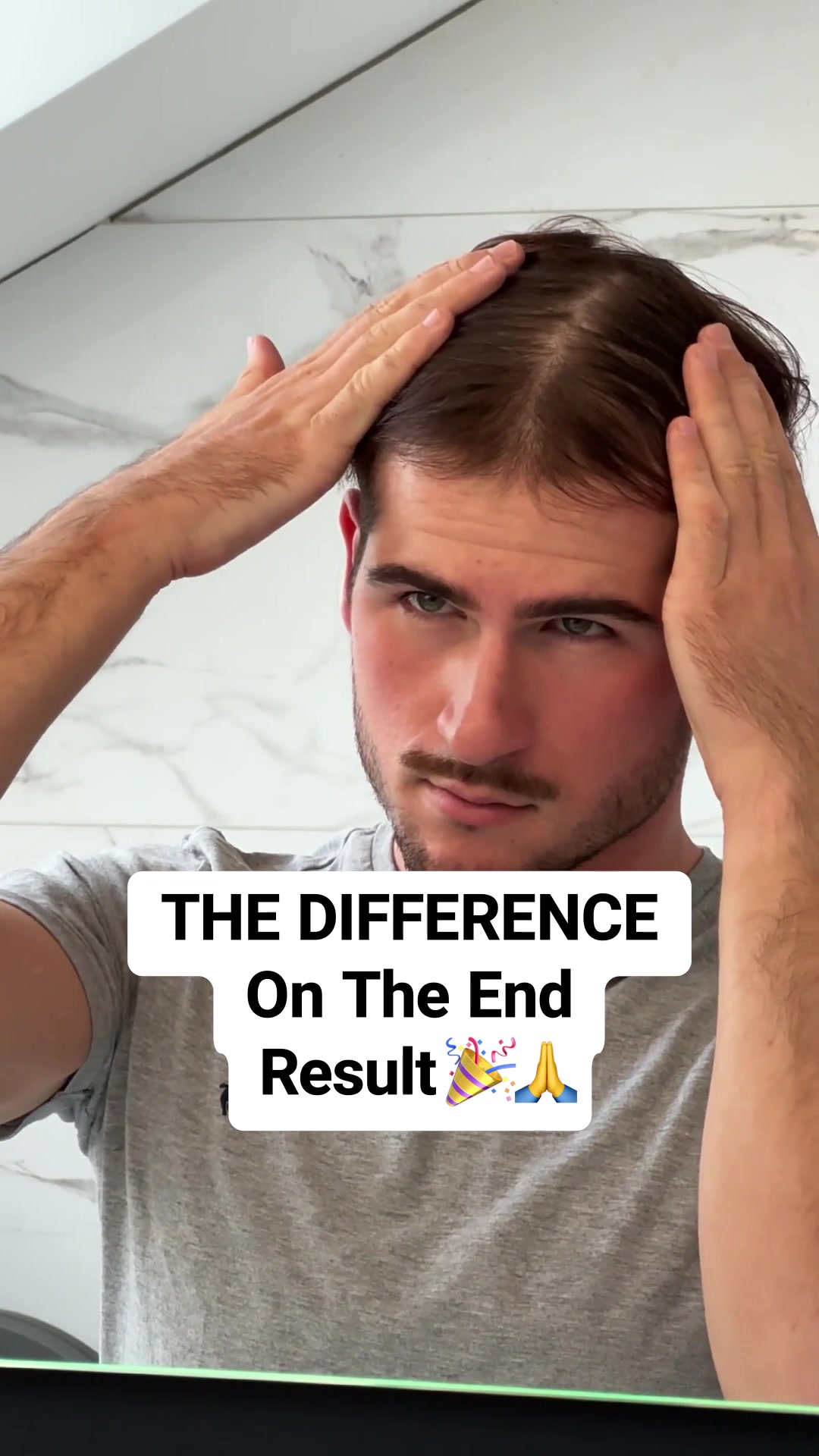 The finishing touch for existing hair