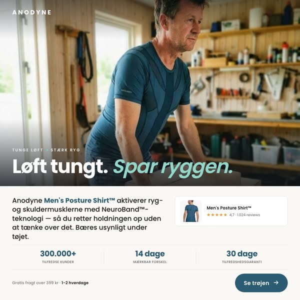 Når rygsmerter bliver en del af hverdagen