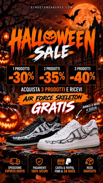 Fino al -40% + Skeleton GRATIS