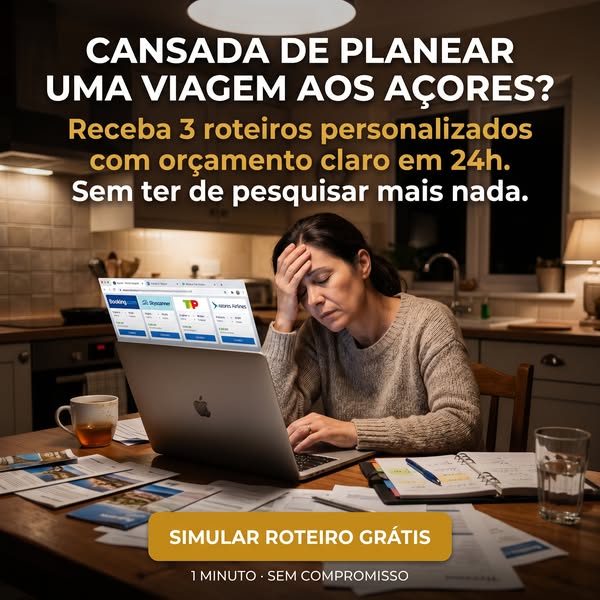 3 ideias de viagem aos Açores em 24h
