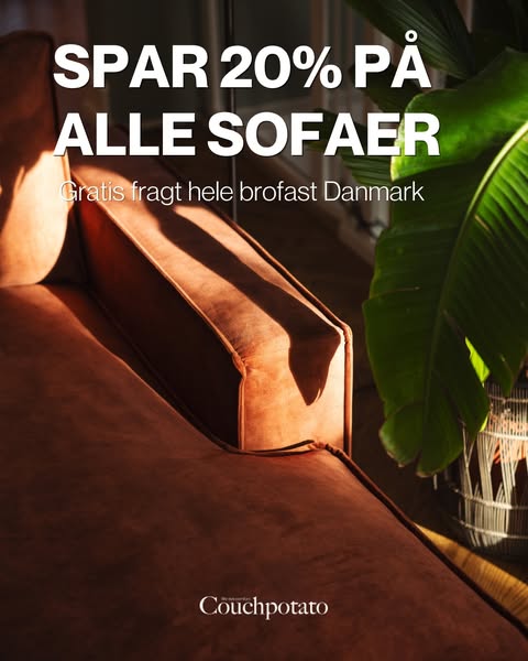 SPAR 20% PÅ ALLE SOFAER