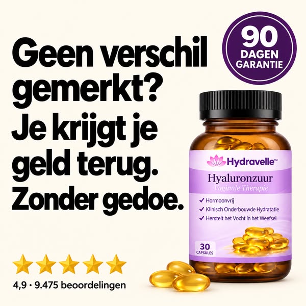Geen verschil gemerkt? Je krijgt je geld terug.