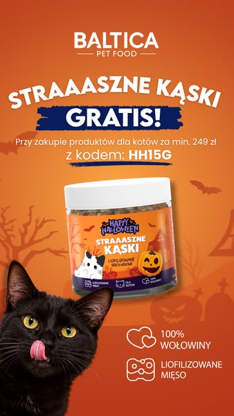 Straaaszne kąski gratis z kodem HH15G