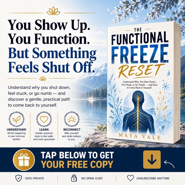 You Show Up. You Function. But Something Feels Shut Off.