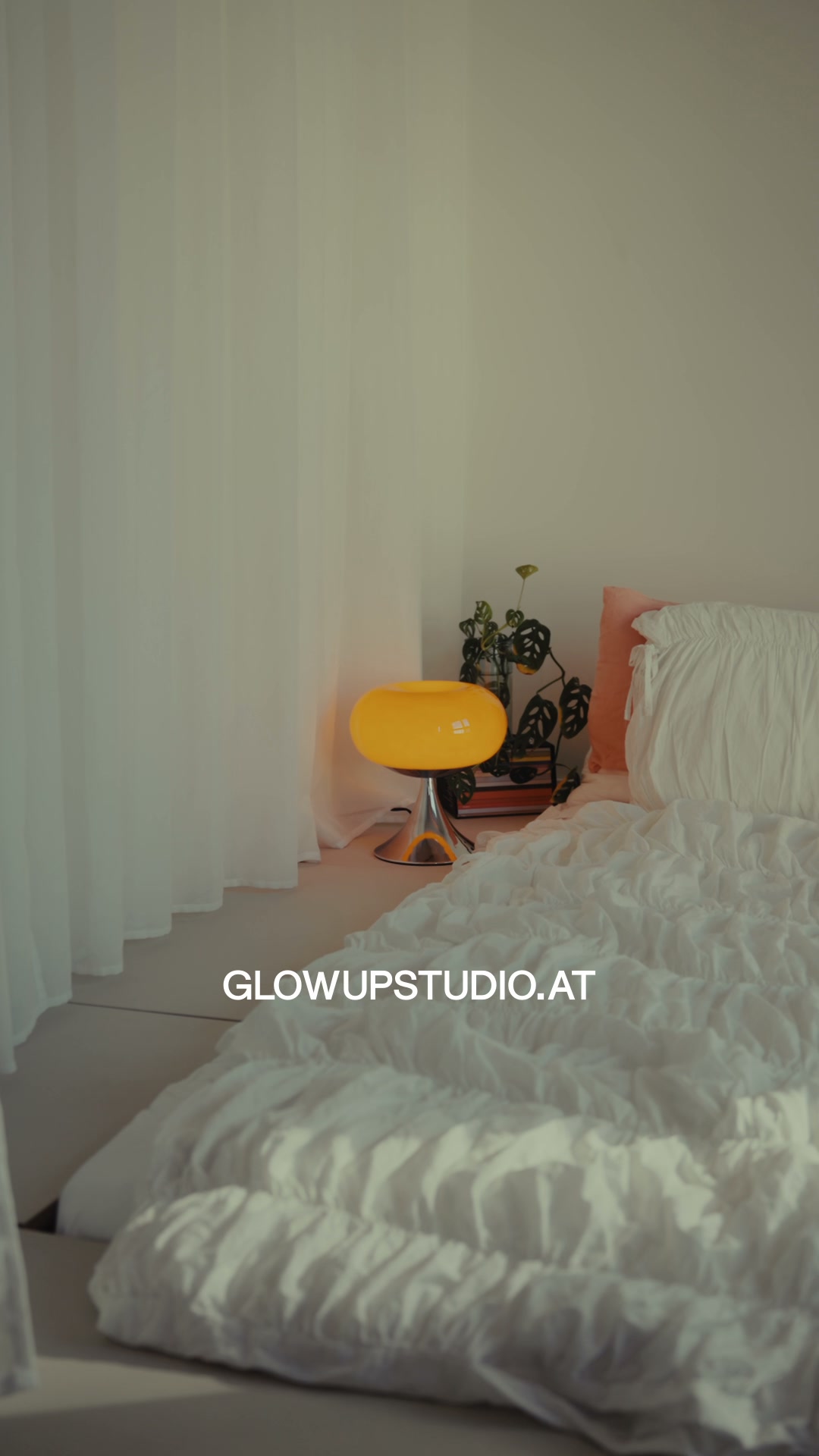 NEW DROP Donut Lampe orange