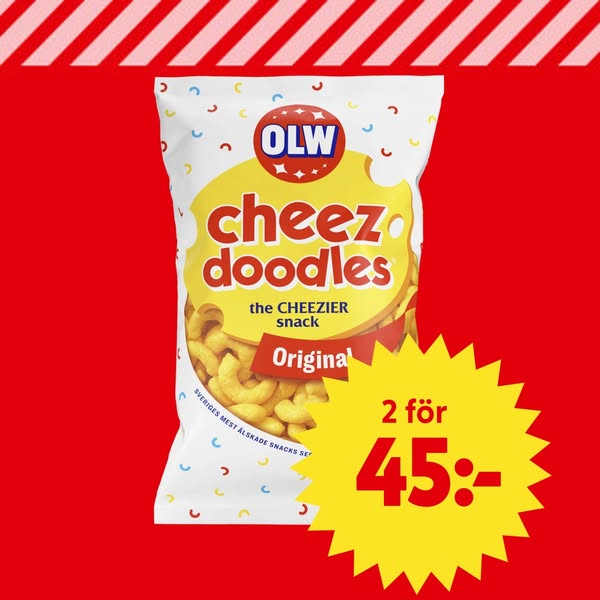 Cheezdoodles 225g OLW