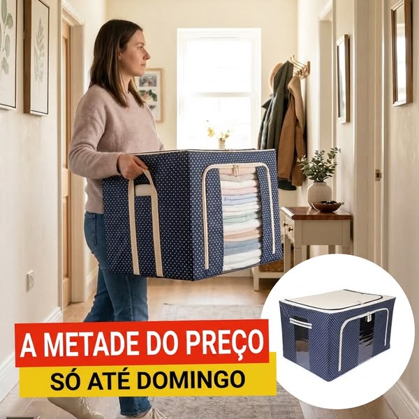 Caixa de arrumação para roupas