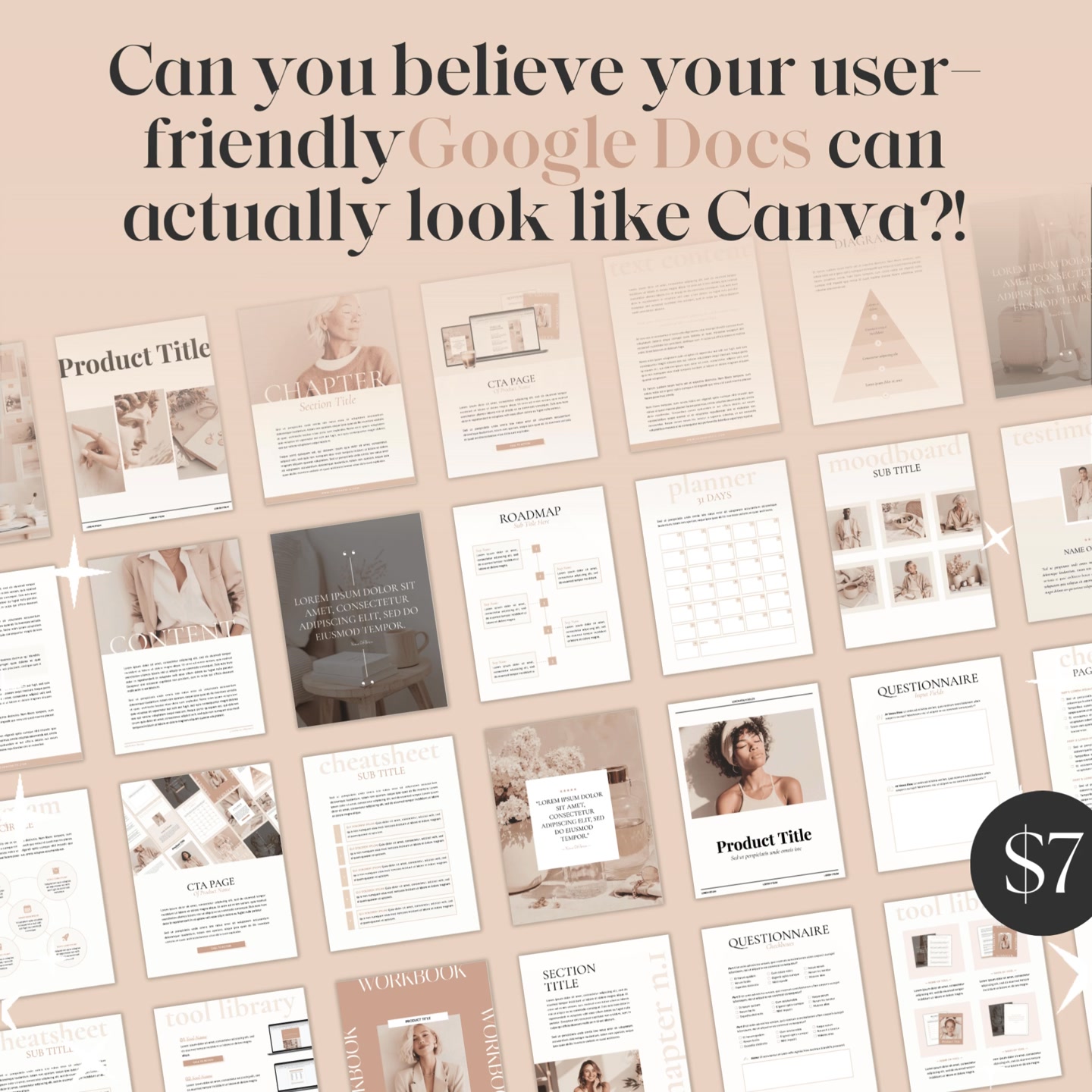 NEW: $7 Google Doc Glow-Up Pack