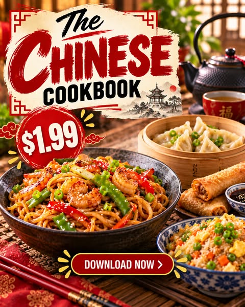 Chinese Cookbook — Only $1.99