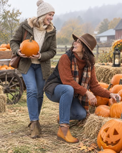 Prête pour la saison des citrouilles