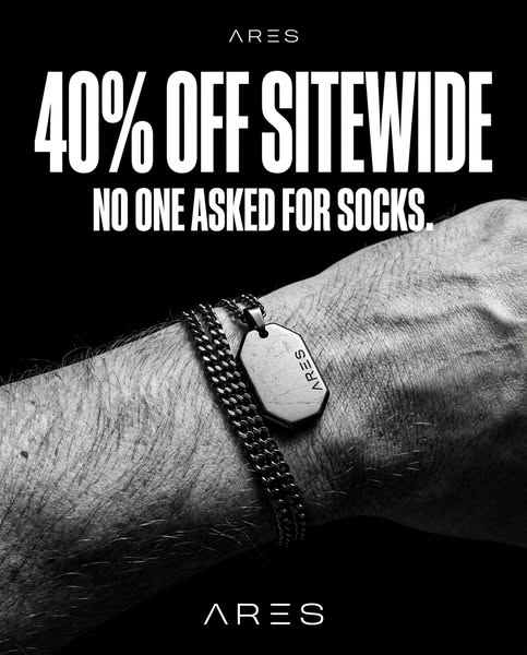 40% OFF TODAY !