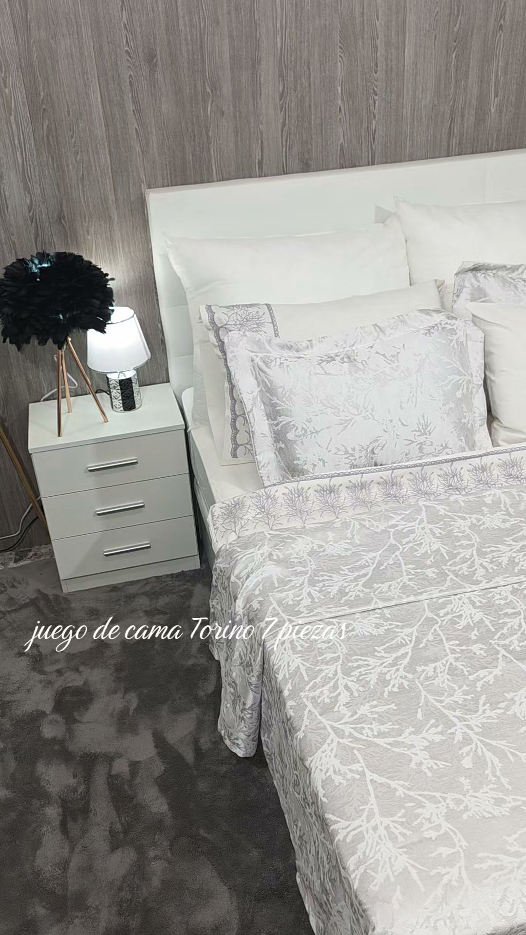 JUEGO DE CAMA TORINO 7 PIEZAS