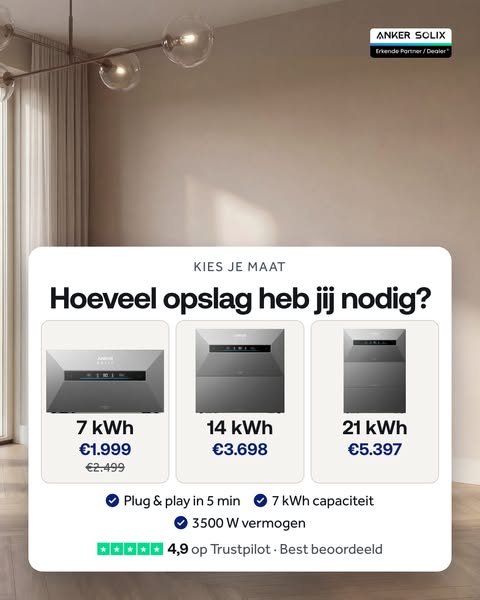 Nu €1.999, bespaar €500