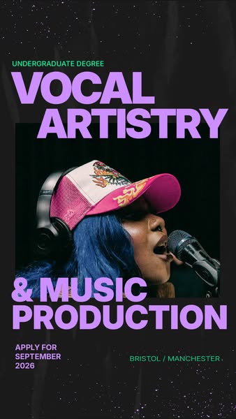 Degree in Vocal Artistry.