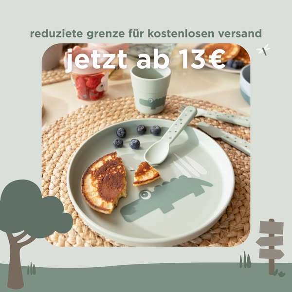 Kostenloser Versand schon ab 13 €