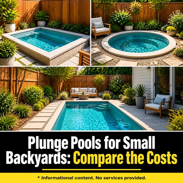 Plunge Pools for Small Backyards: Compare the Costs
