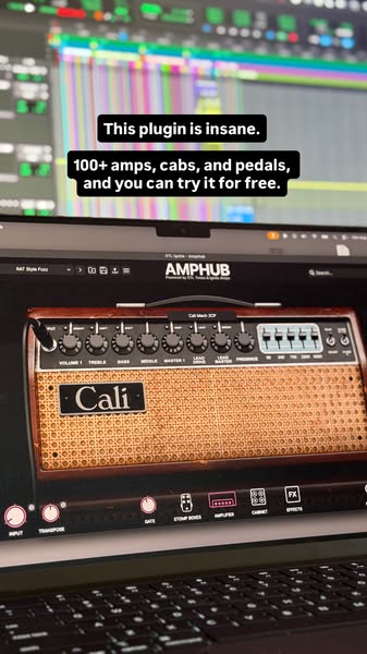 Free trial: 100+ amps, cabs, and pedals
