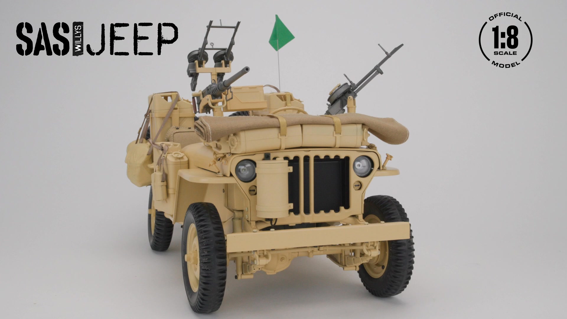 Wüstenjeep – Bausatz 1/8