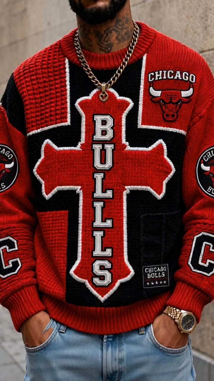 Vintage Chicago Knit Sweater