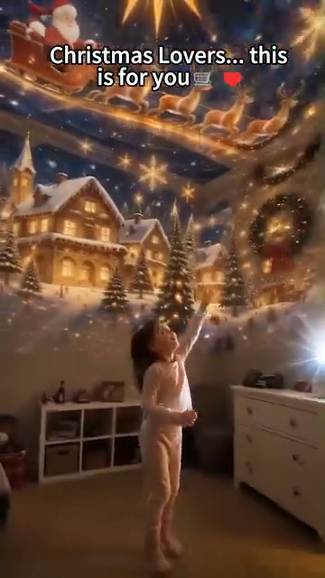 Magical Christmas Projection Night Light