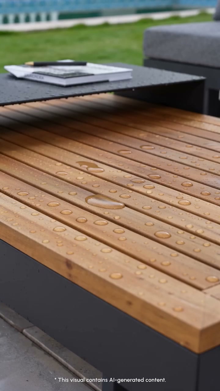 Tevara Teak & Aluminium Modular Outdoor Sofa